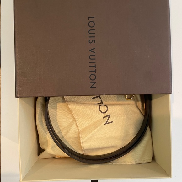 Authentic Louis Vuitton Rare / Discontinued, Shoulder Clutch Damier Ebene MM - Picture 2 of 14